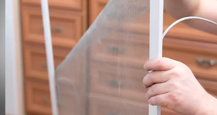 Privacy Mesh Screen Door Installation in Margate, FL