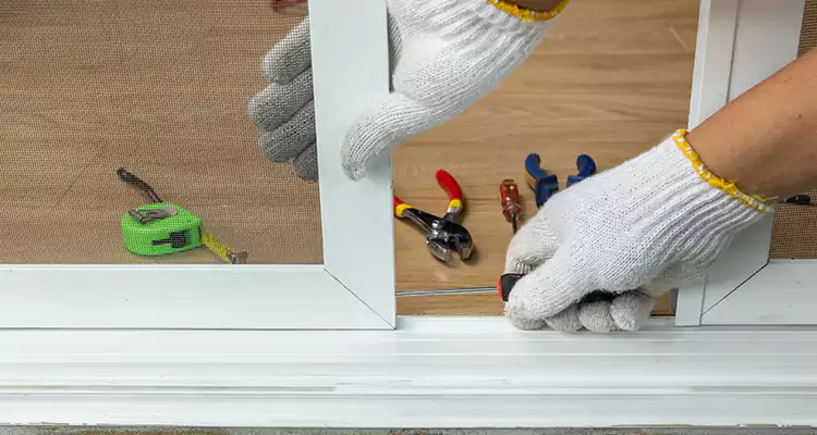 Sliding Glass Door Off Rails Repair in Margate, FL