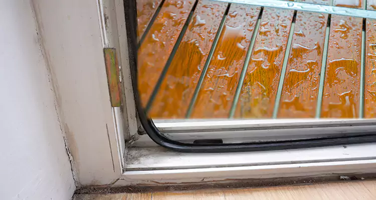 Water Leaking Wooden Patio Doors Repair in Margate, FL