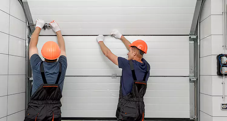 Garage Door Bottom Panel Repair in Margate, FL