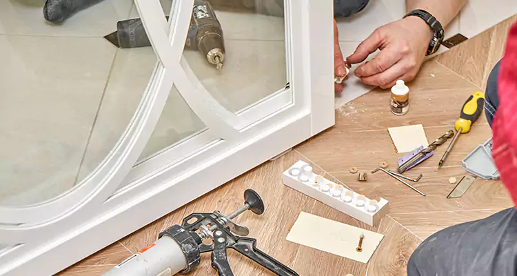 Interior Patio Door Casing Repair in Margate, FL
